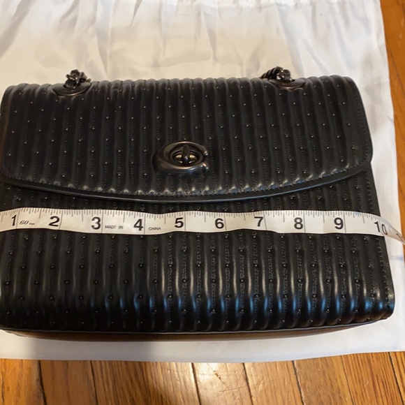 NWT Coach Black Quilted Parker with Rivets - Picture 8 of 9